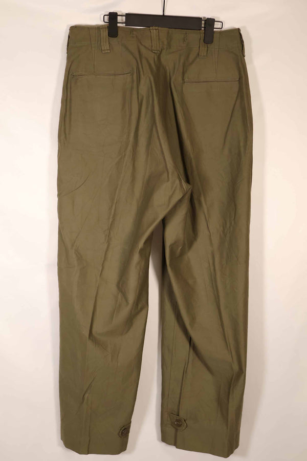 Real late 1940s - early 1950s M45 OD cotton field pants, used, good condition.