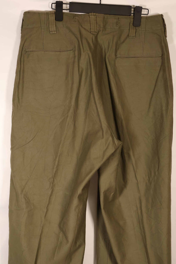 Real late 1940s - early 1950s M45 OD cotton field pants, used, good condition.