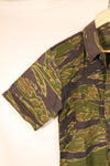 1970s—Authentic Fabric—Postwar Manufacture—VNMC 5th Model South Vietnamese Marine Corps Tiger Stripe Shirt—Used