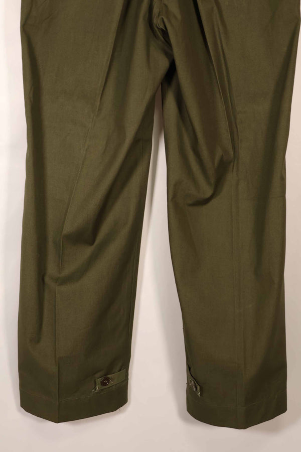Real late 1940s - early 1950s M45 OD cotton field pants, almost unused, used.