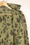 Circa 1970s Korean Army Frogskin Camouflage Nylon Fabric Local Made Shirt Used