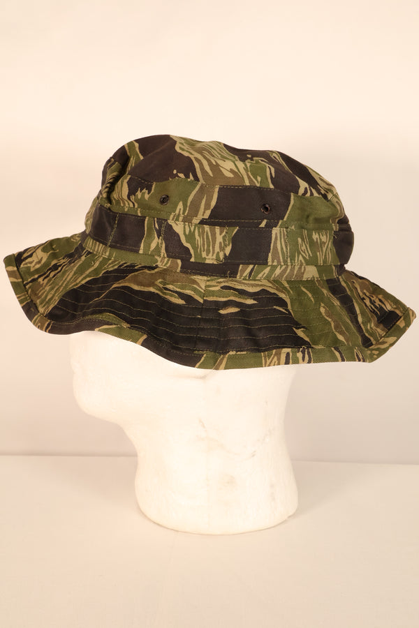 Mid-1960s; Size: Approx. S; Made in Okinawa; Okinawa Tiger Pattern; JWD; CISO Cut; Boonie Hat; Unused