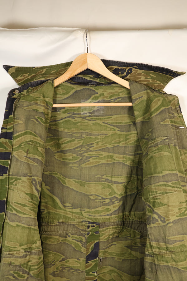 Late 1970s VNMC Late Pattern Tiger Stripe Safari Jacket Civilian Used