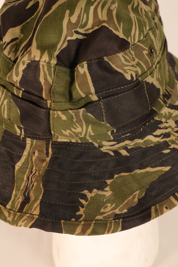 Mid-1960s; Size: Approx. S; Made in Okinawa; Okinawa Tiger Pattern; JWD; CISO Cut; Boonie Hat; Unused