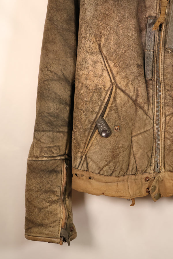 1940年代　大きめサイズ　WWII ドイツ空軍　Luftwaffe　カナルヤッケ　高高度用フライトジャケット　中古品