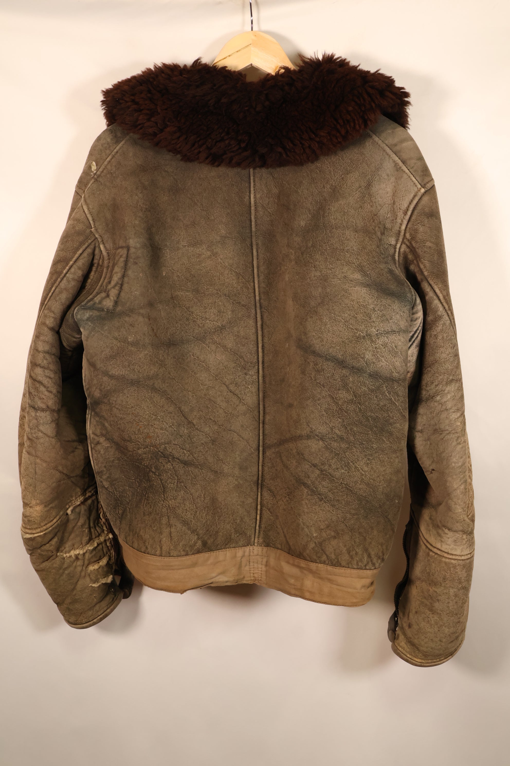 1940年代　大きめサイズ　WWII ドイツ空軍　Luftwaffe　カナルヤッケ　高高度用フライトジャケット　中古品