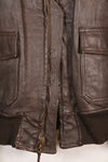 Contracted circa 1960-64, size about 42, US Navy G-1 flight jacket, intermediates, used.