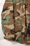 1983 Contract M-R Early Lot M65 Field Jacket Woodland Camouflage Brass Zipper Used