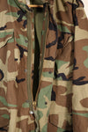 1983 Contract M-R Early Lot M65 Field Jacket Woodland Camouflage Brass Zipper Used