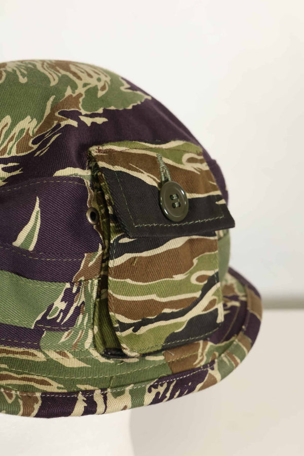 Limited quantity MILITARIA 1911 Okinawa Tiger CISO Cut Booney Hat with Short Brim Modified Pocket B