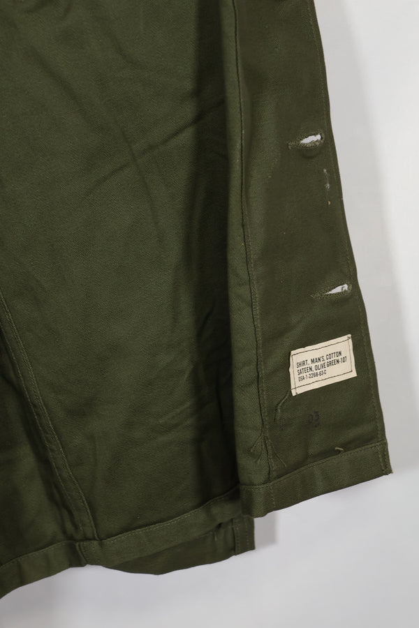 1963 deadstock OG-107 utility shirt, unused, former SF member, released.