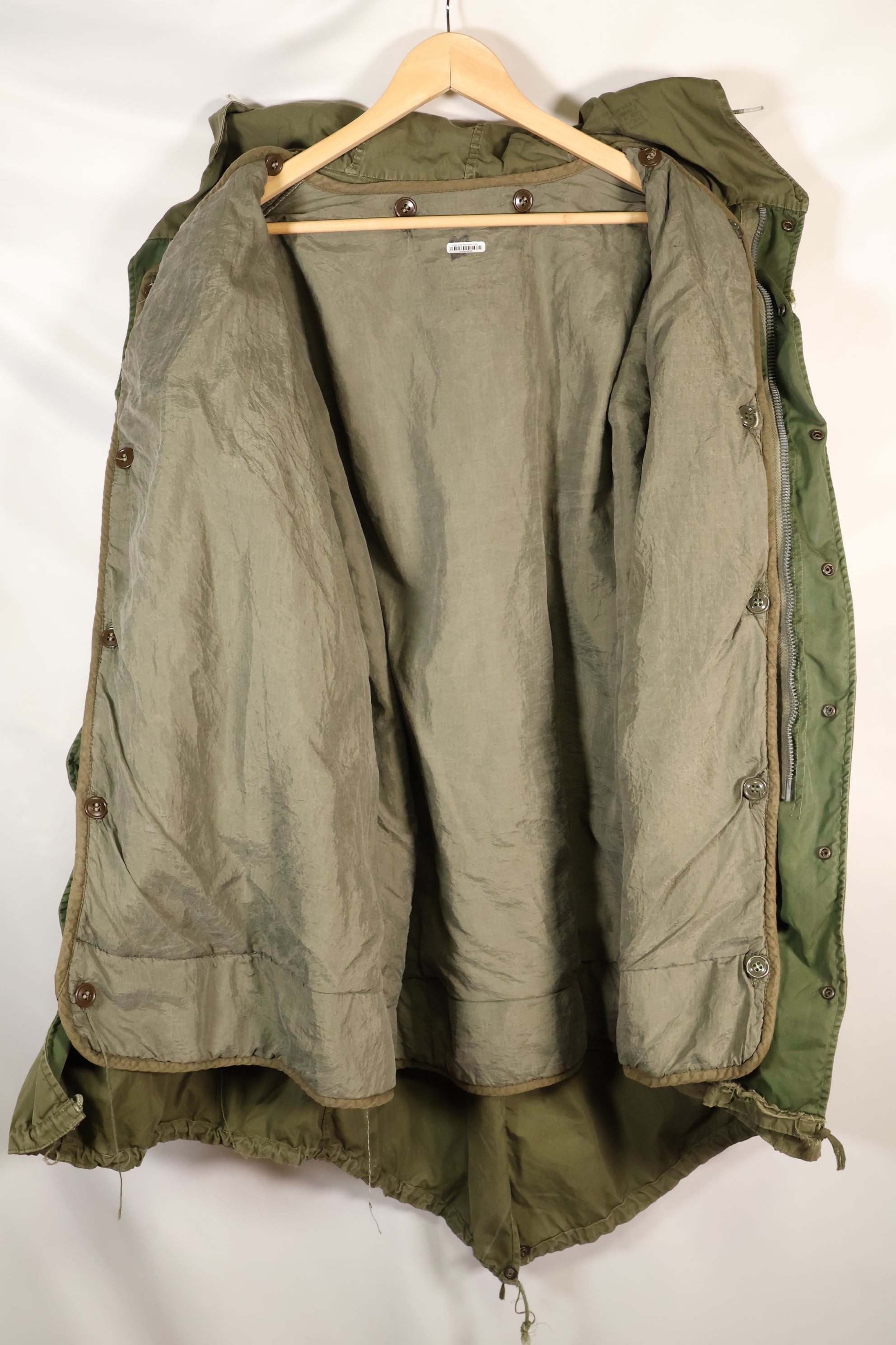 Early 1950s SMALL M51 field parka, liner set, mod coat, used.