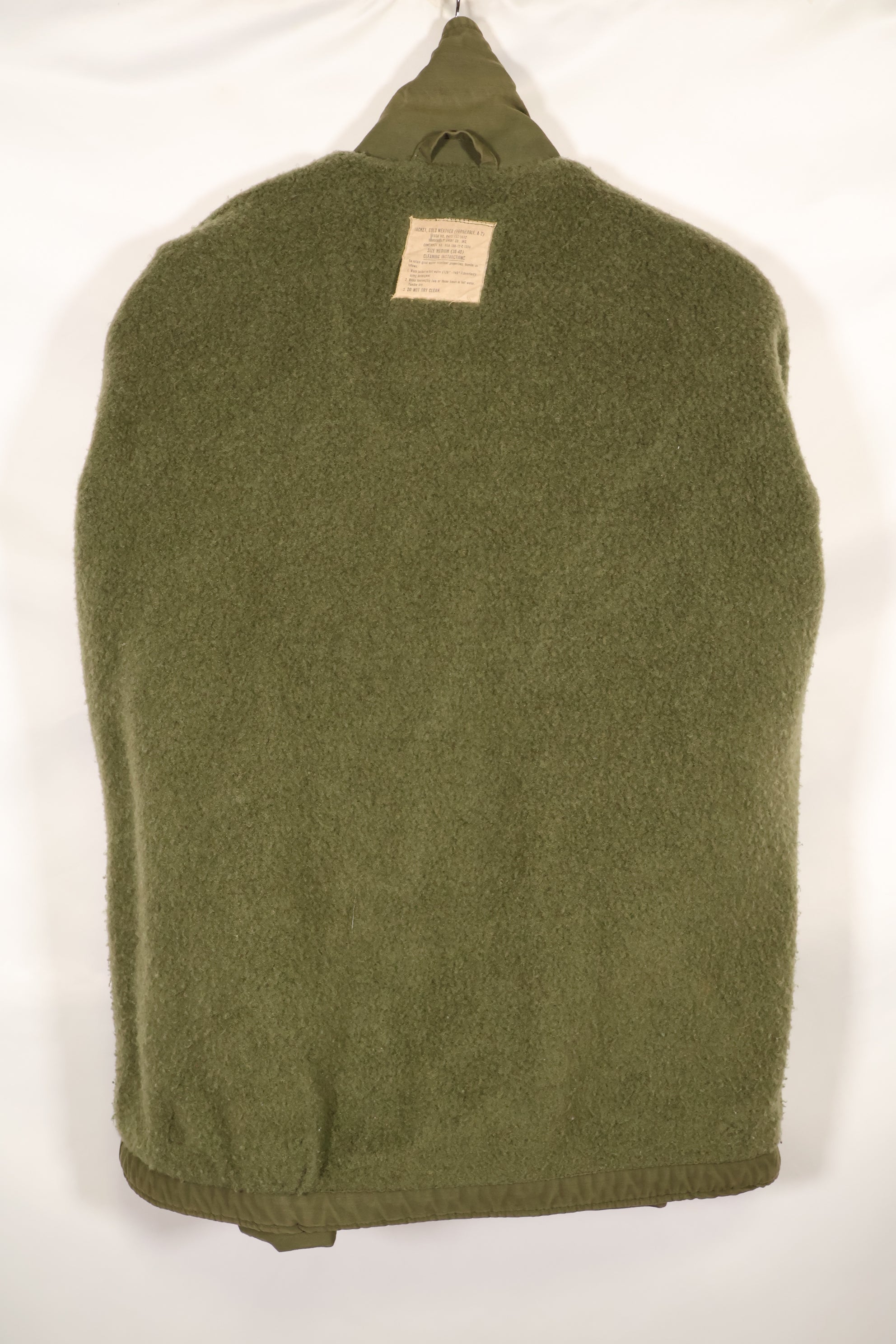 1972 Contract Size M US Navy A-2 Deck Jacket Cold Weather Used