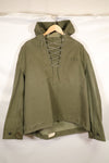 1950s-60s size M US Navy rain deck parka anorak, used.