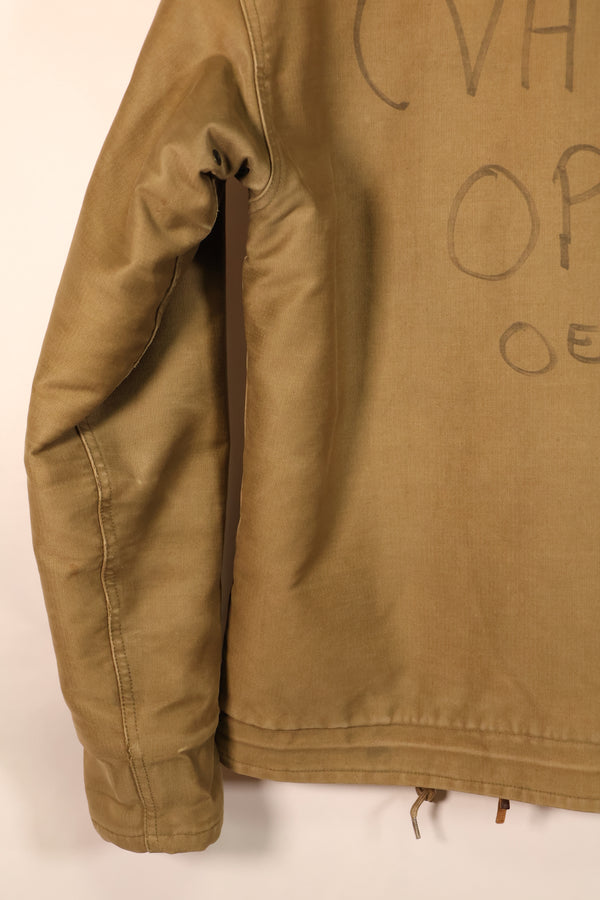1950s Lot, Size 36–38, U.S. Navy N-1 Deck Jacket, CVA-62, Used