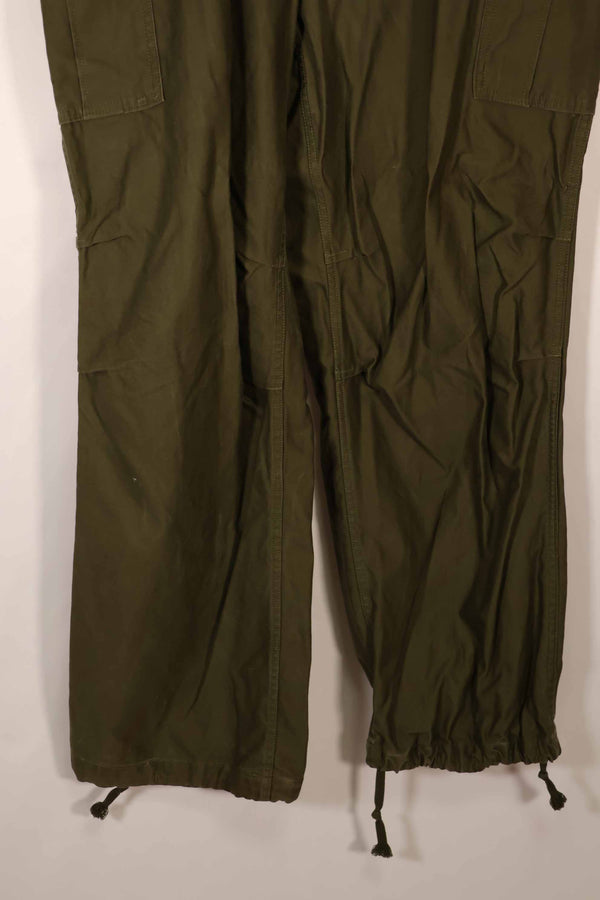 Real 1951 M51 cotton field pants, LARGE-LONG, used, faded.