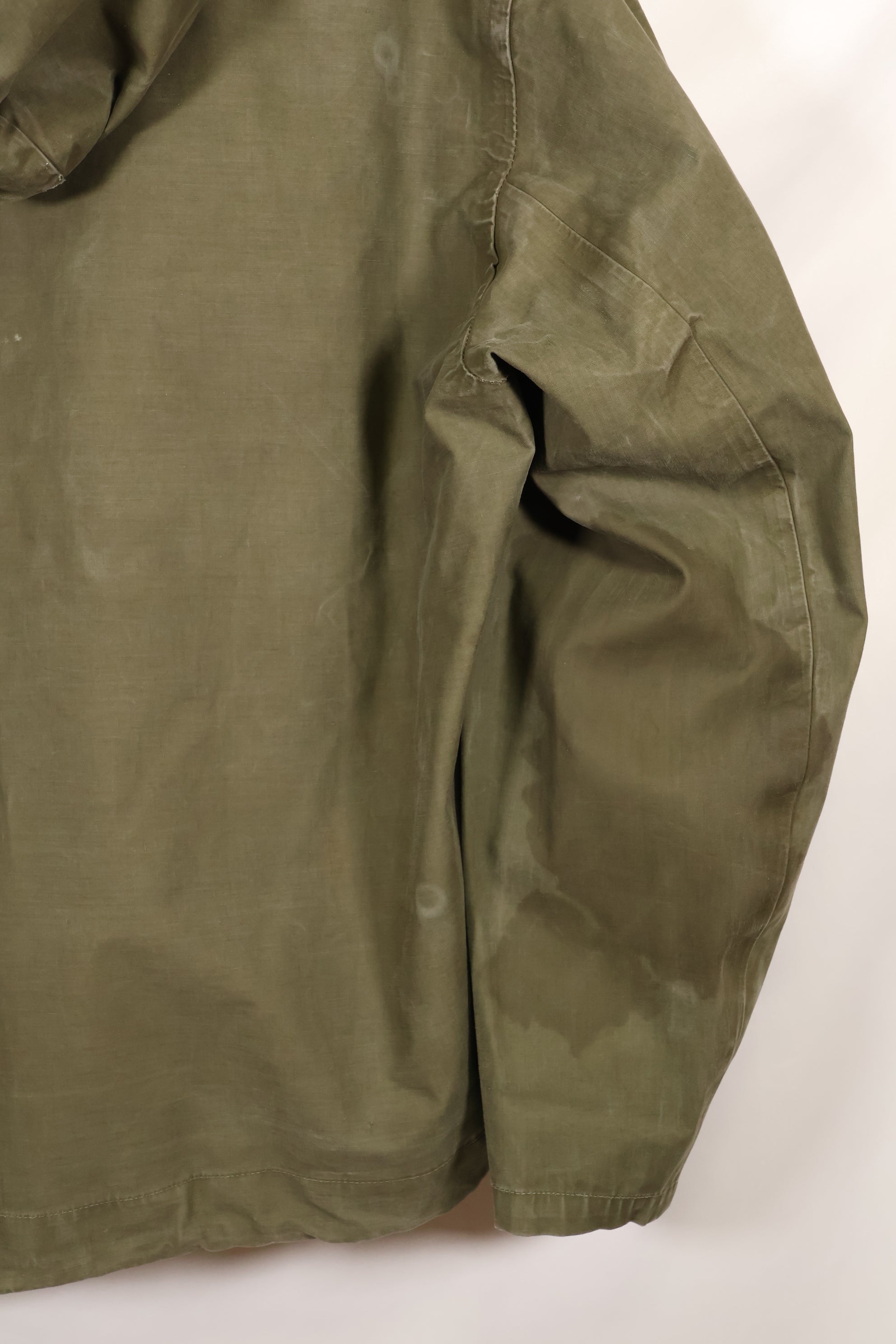 1950s-60s size M US Navy rain deck parka anorak, used.
