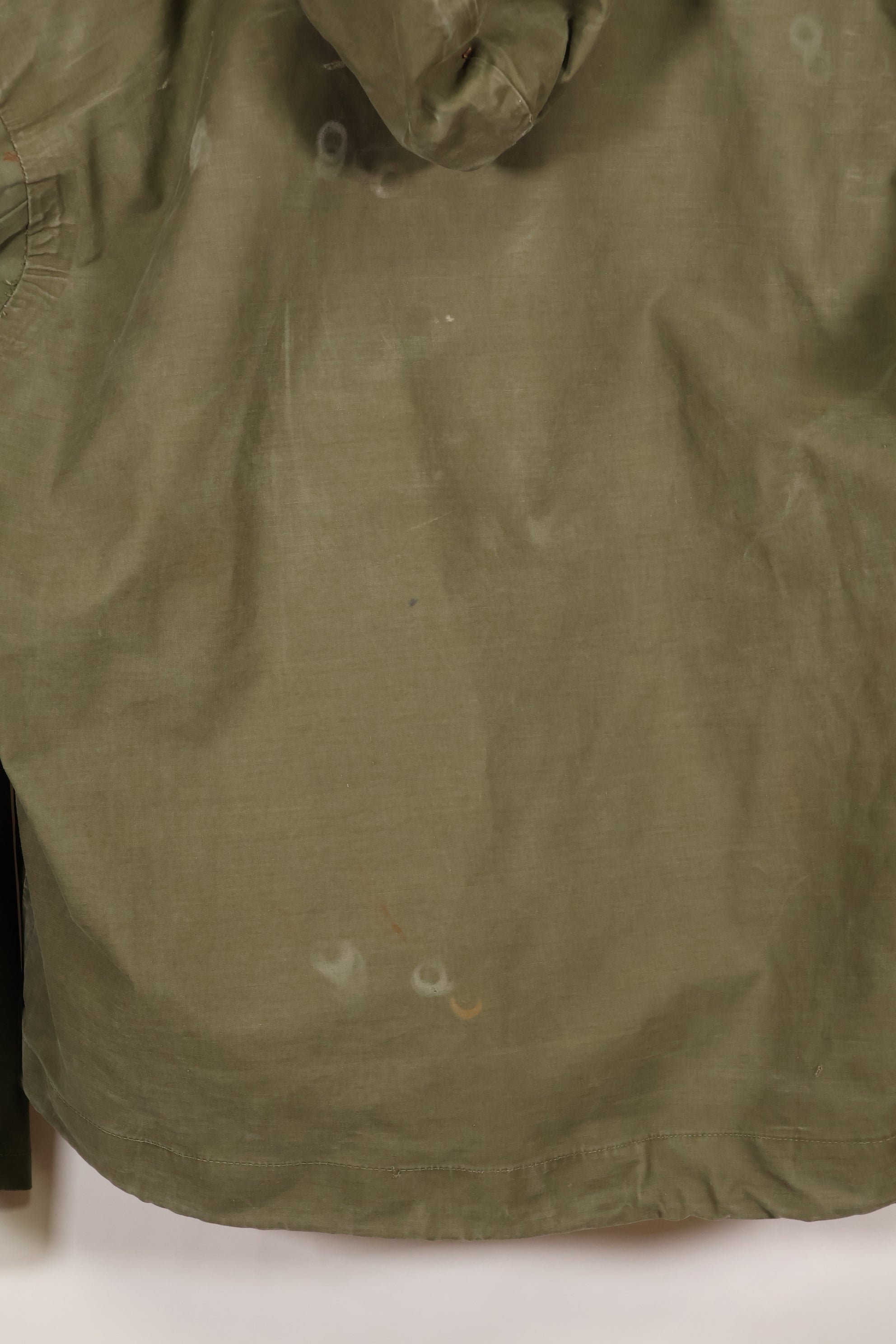 1950s-60s size M US Navy rain deck parka anorak, used.