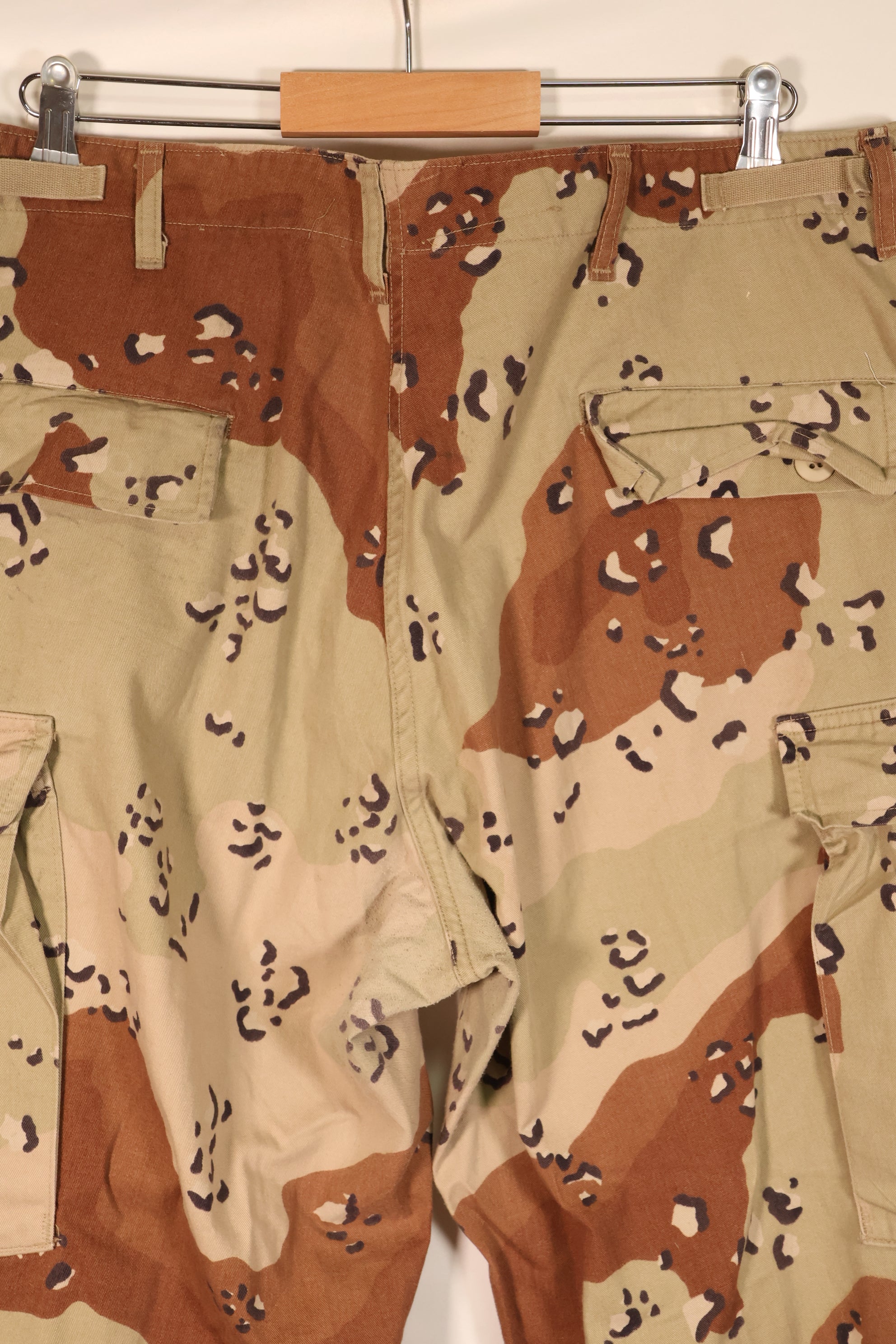 1990 Model—L-R—6C Desert Pattern—Chocolate Chip Camo—Pants—Faded—Used