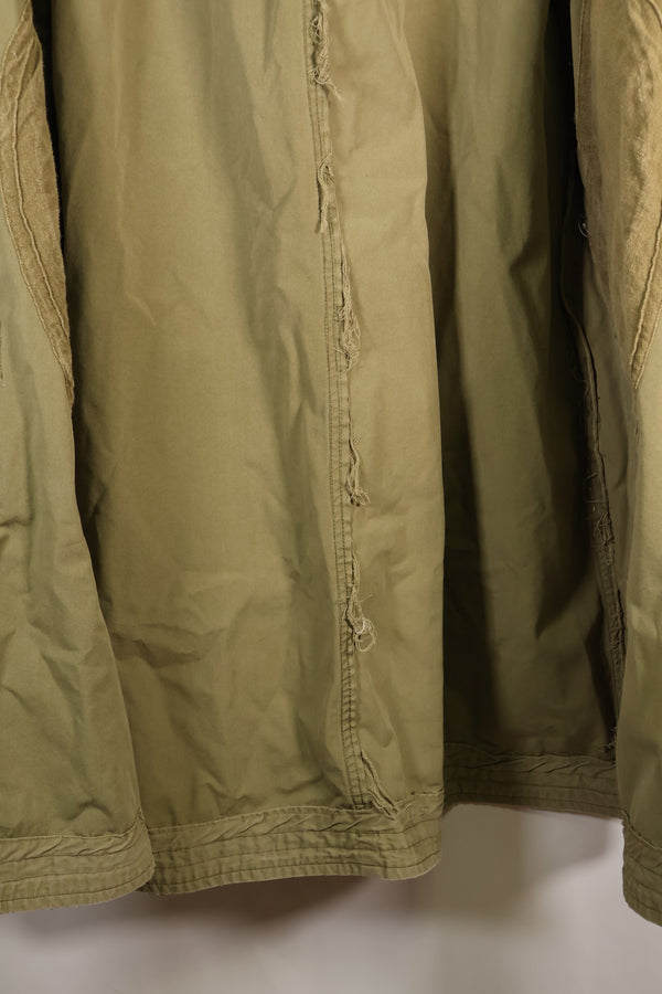 Early 1940s US Army M-41 Field Parka without Mouton Liner, used.