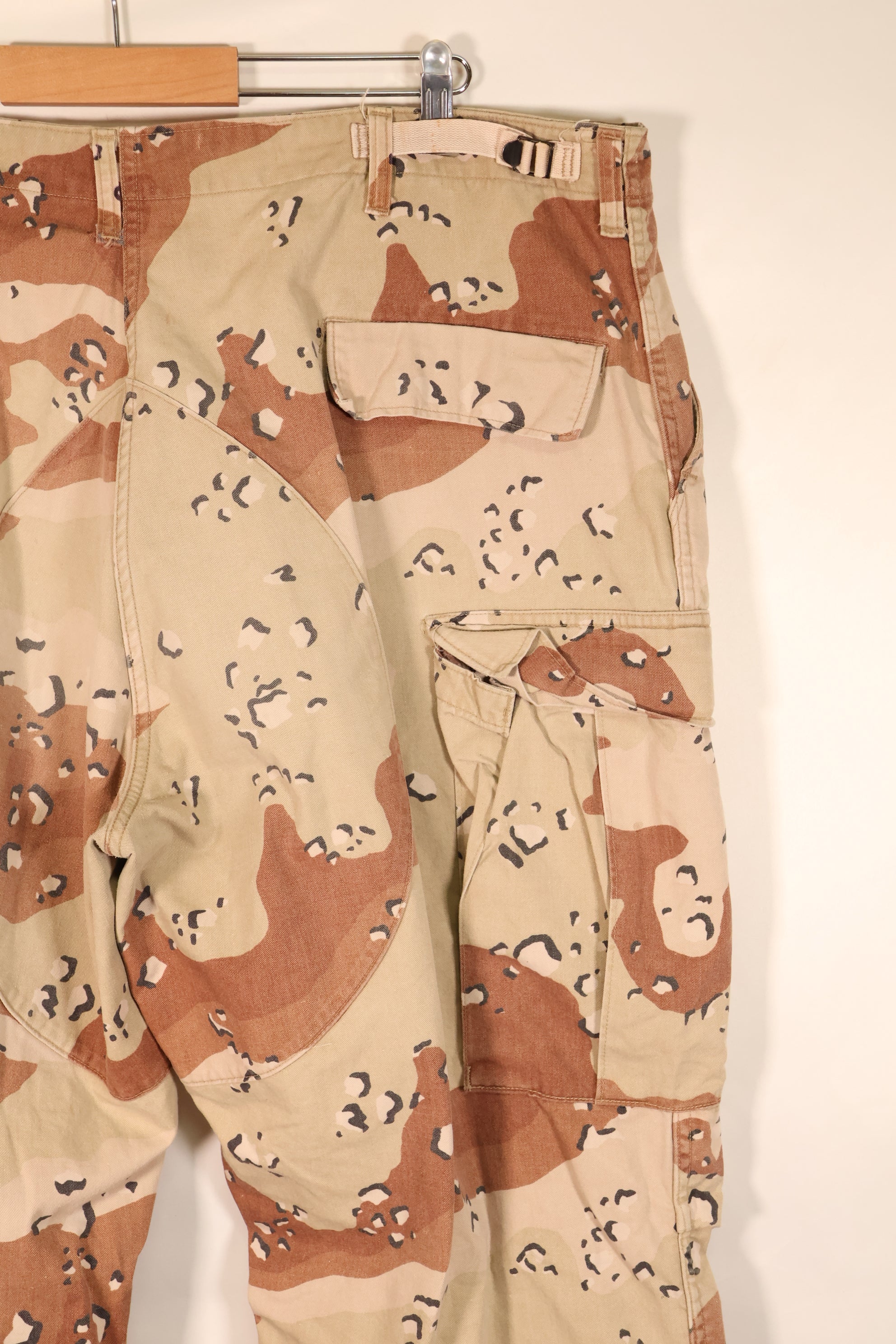 1986 Contract, Estimated Size XL, 6C Desert Pattern, Chocolate Chip Camo, Pants, Slightly Faded, Used