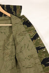 Real A-M Tiger Stripe Shirt Gold Tiger Derivative Pattern Almost unused