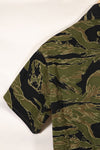 Real A-M Tiger Stripe Shirt Gold Tiger Derivative Pattern Almost unused