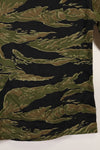 Real A-M Tiger Stripe Shirt Gold Tiger Derivative Pattern Almost unused
