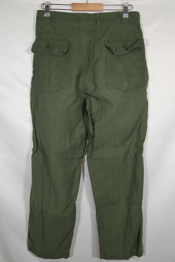 1960's lot OG-107 utility pants, baker pants, no size tag, used.