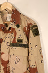 1981 Contract, M-S, White Tag, Early Production, 82nd Airborne Division, 6C Desert Camouflage, Chocolate Chip Camouflage, Jacket, Used