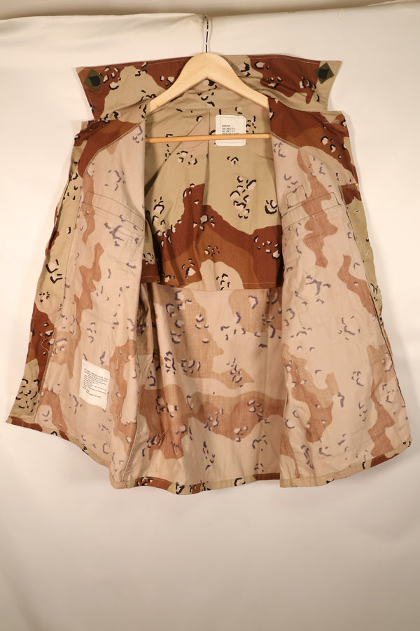 1981 Contract, M-S, White Tag, Early Production, 82nd Airborne Division, 6C Desert Camouflage, Chocolate Chip Camouflage, Jacket, Used