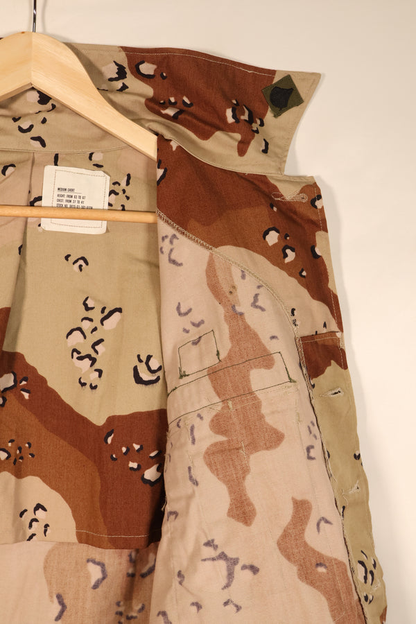 1981 Contract, M-S, White Tag, Early Production, 82nd Airborne Division, 6C Desert Camouflage, Chocolate Chip Camouflage, Jacket, Used