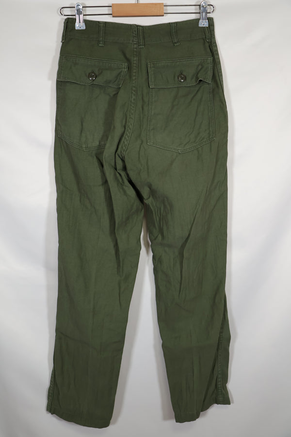 1960s lot OG-107 Utility Pants Baker Pants Zipper Fly Modified Used