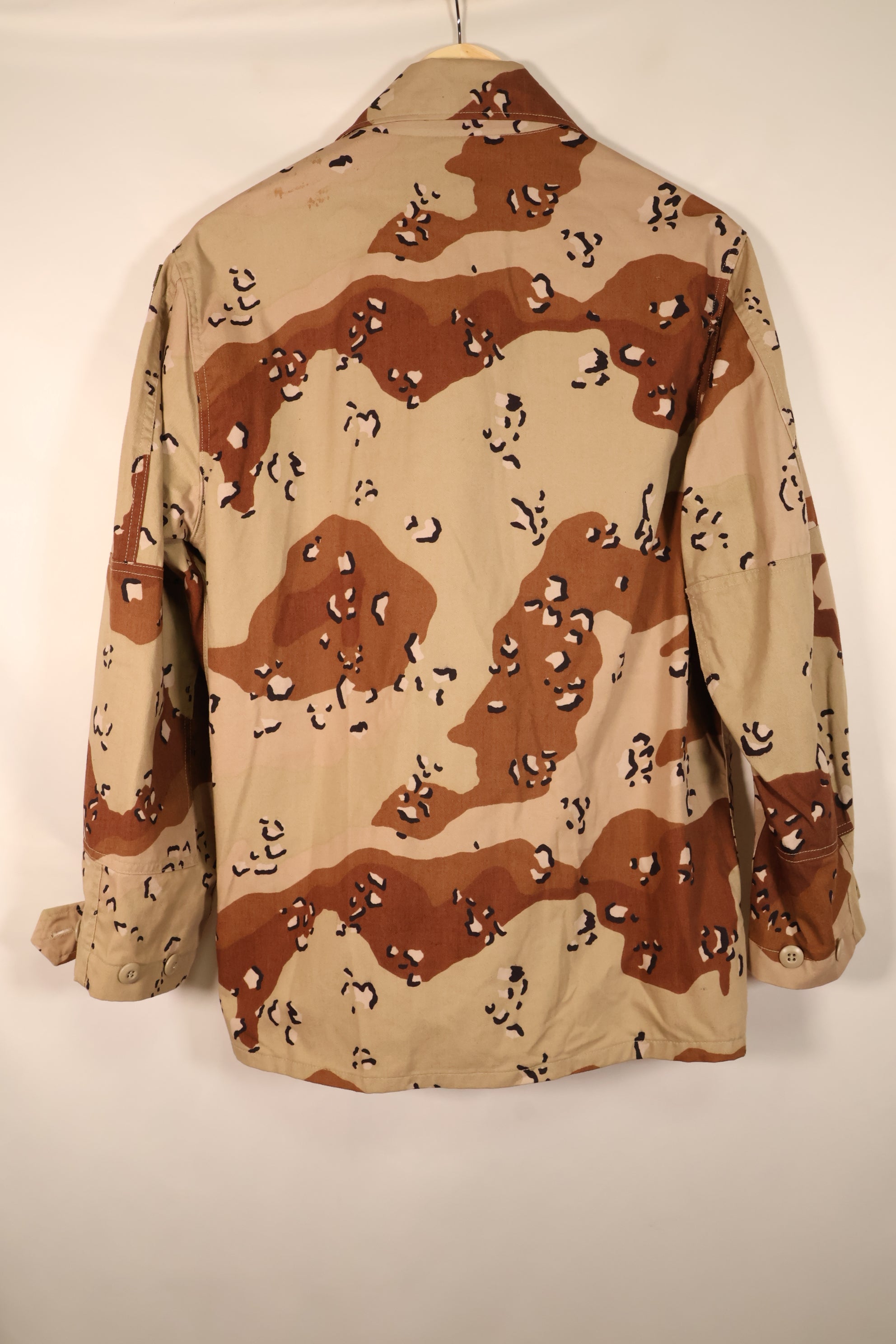 1981 Contract, M-S, White Tag, Early Production, 82nd Airborne Division, 6C Desert Camouflage, Chocolate Chip Camouflage, Jacket, Used