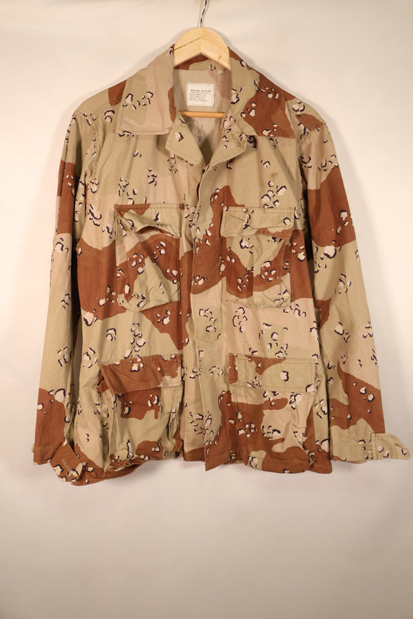 1990 Contract, M-R, DPSC, 6C Desert Camo, Chocolate Chip Camo, Jacket, Used