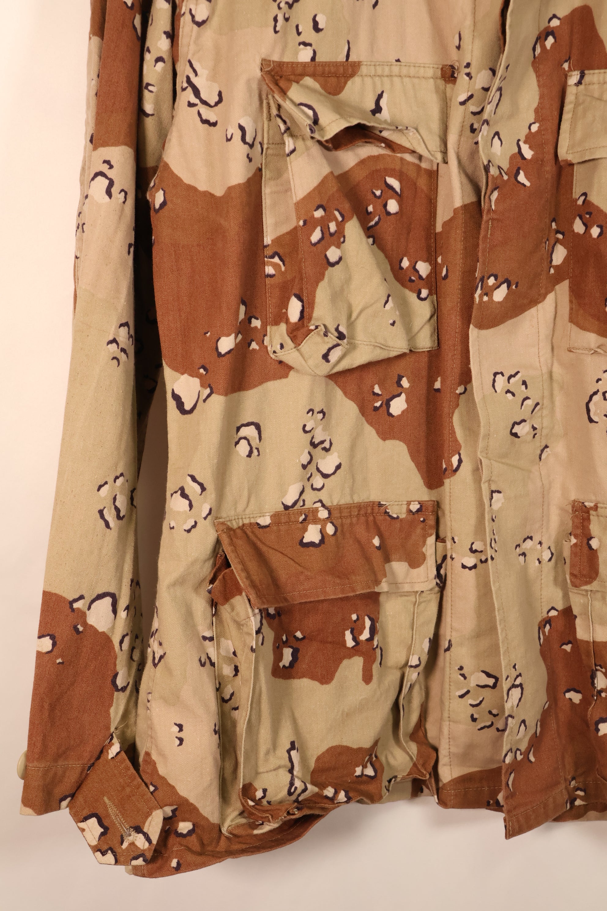 1990 Contract, M-R, DPSC, 6C Desert Camo, Chocolate Chip Camo, Jacket, Used