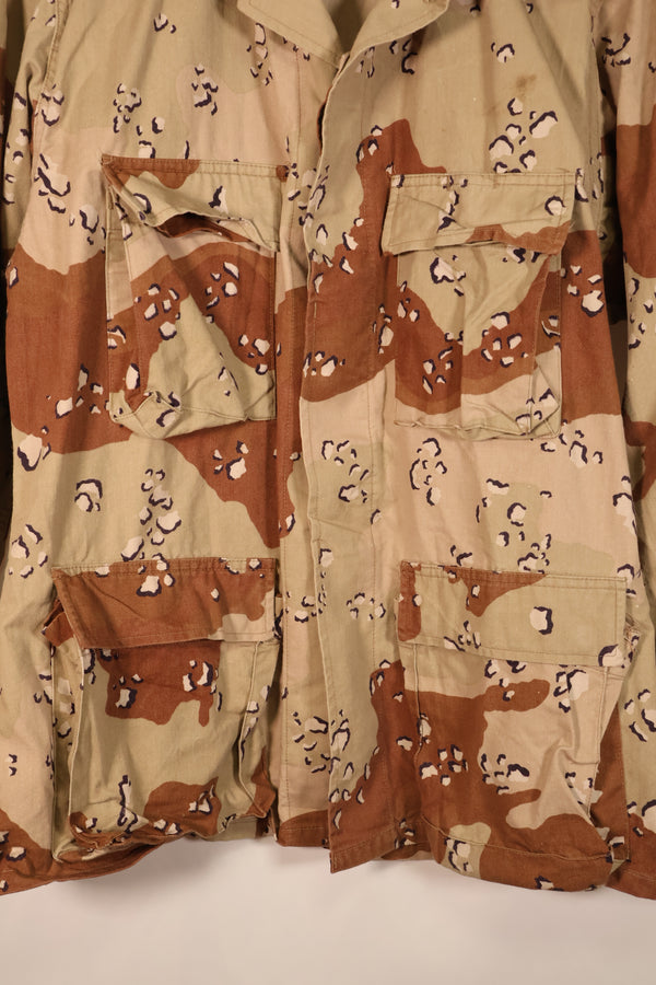 1990 Contract, M-R, DPSC, 6C Desert Camo, Chocolate Chip Camo, Jacket, Used