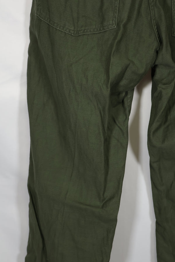 1971 OG-107 utility pants, baker pants, 30 X 31, used.