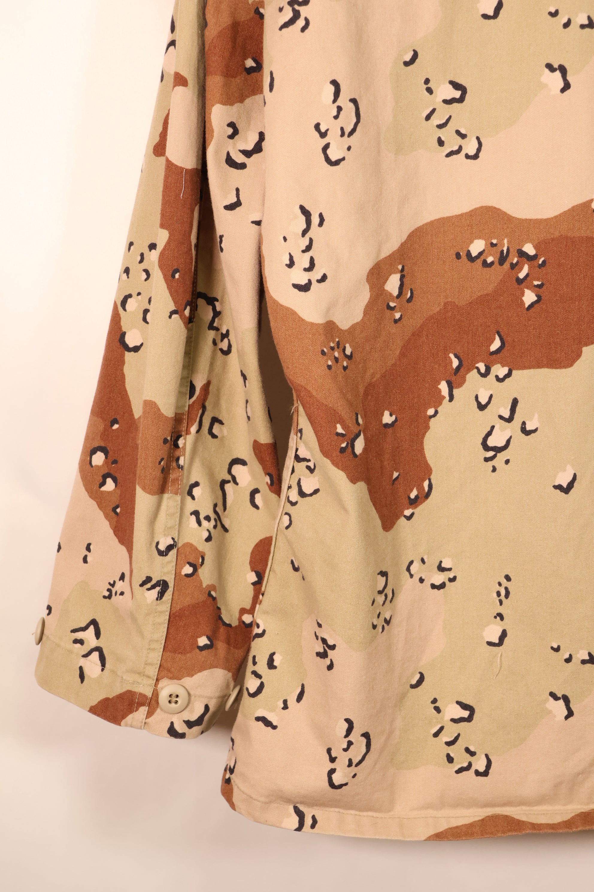1990 Contract, S-R, DPSC Model, 6C Desert Camo, Chocolate Chip Camo, Jacket, Used