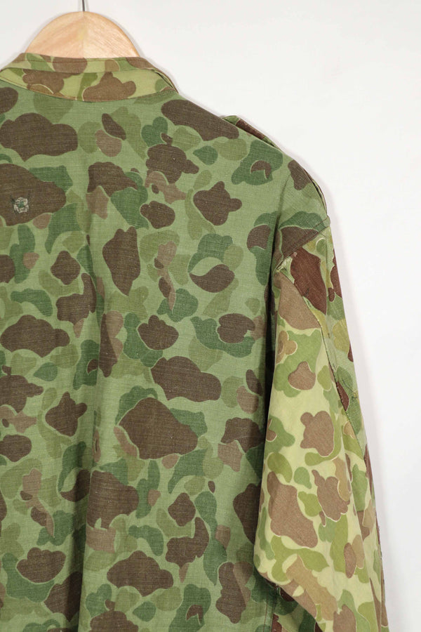 Real Fabric Frogskin Camouflage French Army Airborne Jacket Reproduction Duck Hunter Used