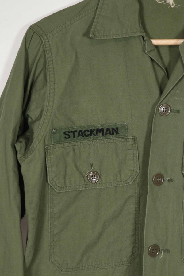 Real PX OG-107 Utility Shirt with patch post-attachment, used, no size tag.