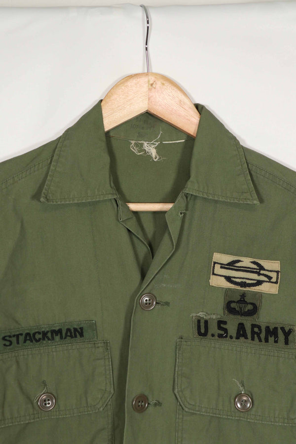 Real PX OG-107 Utility Shirt with patch post-attachment, used, no size tag.