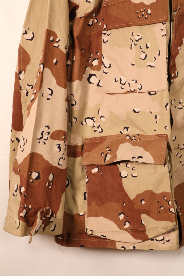 1990 Contract, M-S, 6C Desert Pattern, Chocolate Chip Camo Jacket, Late Model, Used, Grade B