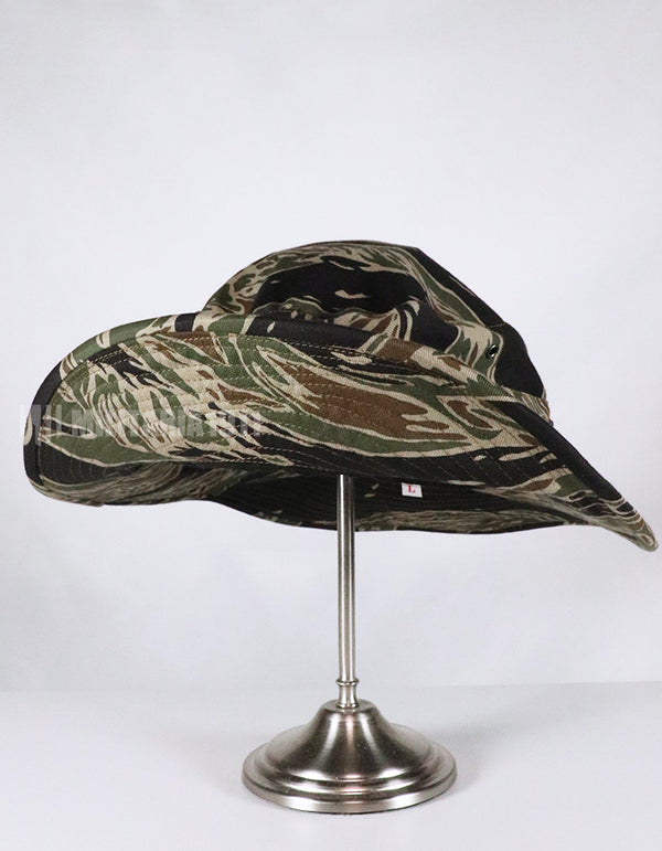 [SCHEDULED TO SHIP MID-Nov] MADE IN OKINAWA CISO Cut Silver Tiger Stripe Boonie Hat