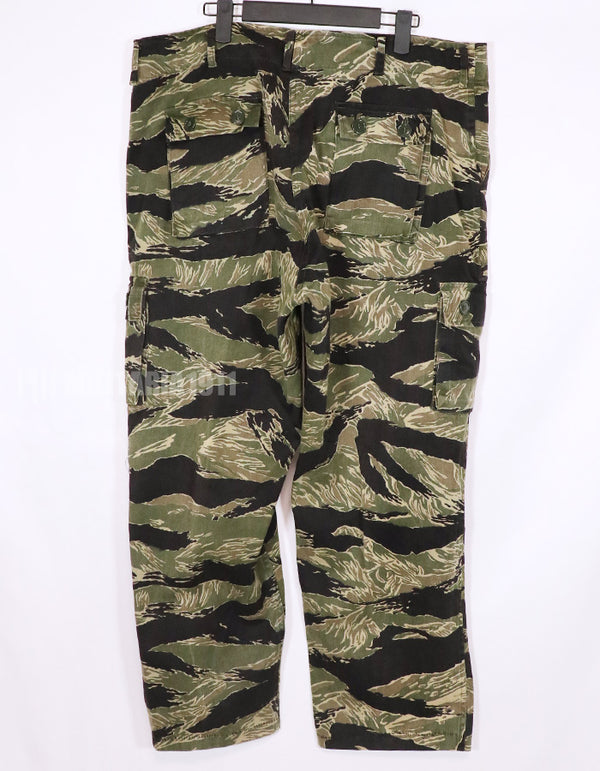 Real Okinawa Tiger JWD Eraly pants US-XL size, faded, rare size.