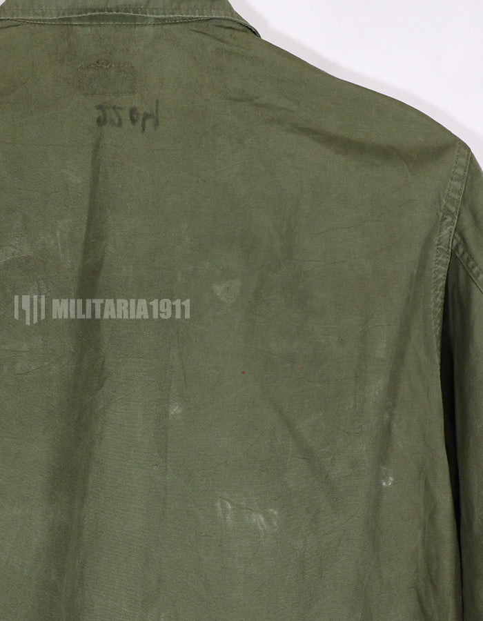 Real 2nd Model Jungle Fatigue Jacket, stained, poor condition.