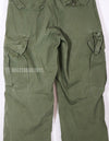 Real 1969 4th Model Jungle Fatigue pants, size X-S, used, faded.