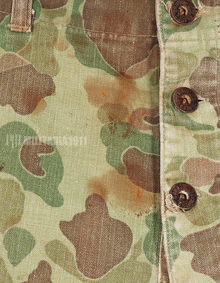 Real 1940s US Marine Corps Frog Skin Camouflage P44 Reversible Pants Used