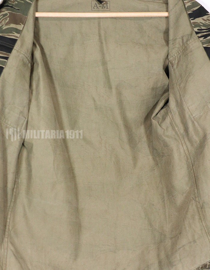 Real Silver Tiger Stripe Jacket in good condition, not faded.