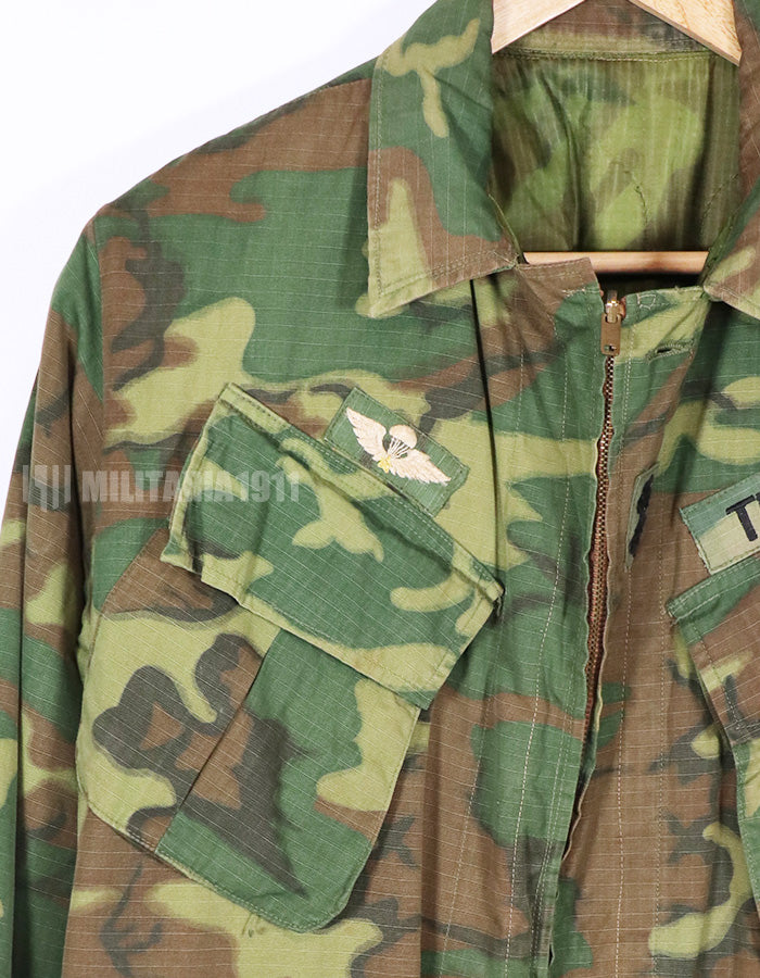 Real ARVN ERDL Field Jacket, privately procured, patch retrofitted.